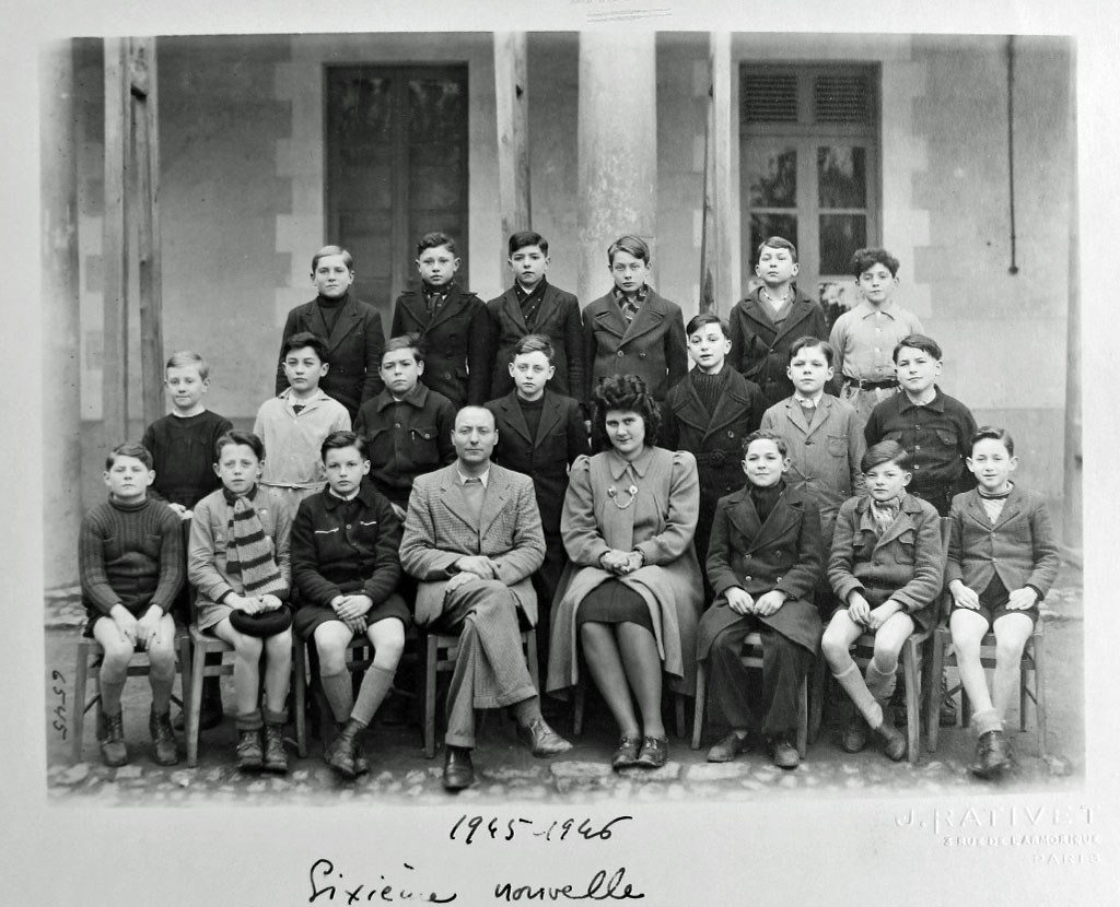 Fromentin - Année 1945-46 : classe de 6e nouvelle [Archives départementales 17]