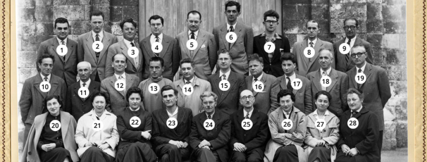Fromentin - Année 1957-58 : Professeurs (avec numéros) [Source : Henri-Jean Resca]