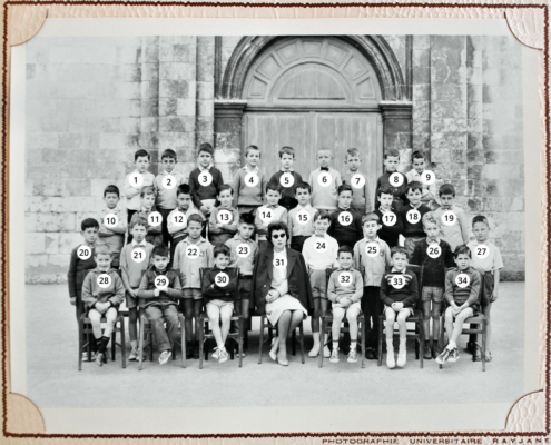 Fromentin - Année 1961-62 : 9e et 10e (avec numéros) [Archives départementales 17]