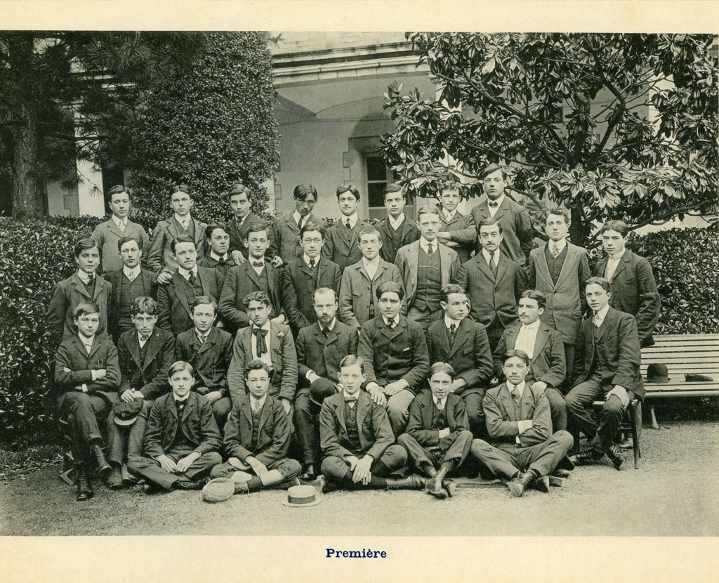 Fromentin - Année 1908-09 : classe de 1re [Source : collège-lycée Fromentin]