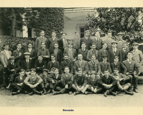 Fromentin - Année 1908-09 : classe de 2de [Source : collège-lycée Fromentin]
