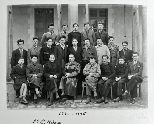 Fromentin - Année 1945-46 : classe de 2de C Moderne [Archives départementales 17]