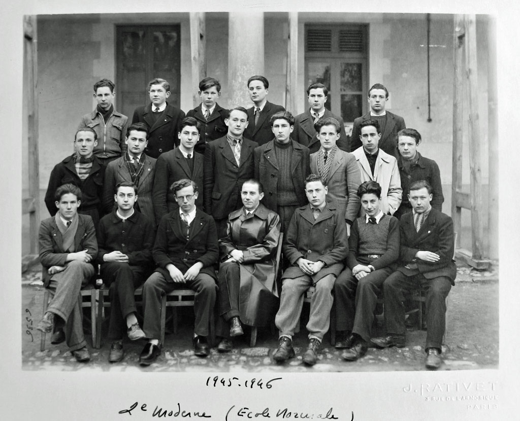 Fromentin - Année 1945-46 : classe de 2de Moderne (École Normale) [Archives départementales 17]