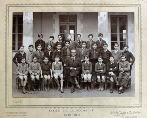 Fromentin - Année 1940-41 : classe de 6e A2 [Archives départementales 17]