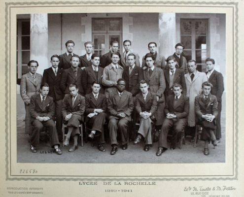 Fromentin - Année 1940-41 : classe de Philosophie [Archives départementales 17]