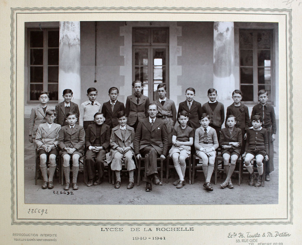 Fromentin - Année 1940-41 : classe inconnue 03 [Archives départementales 17]
