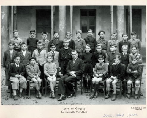 Fromentin - Année 1947-48 : Classe de 7e [Source : Robert Blanc]