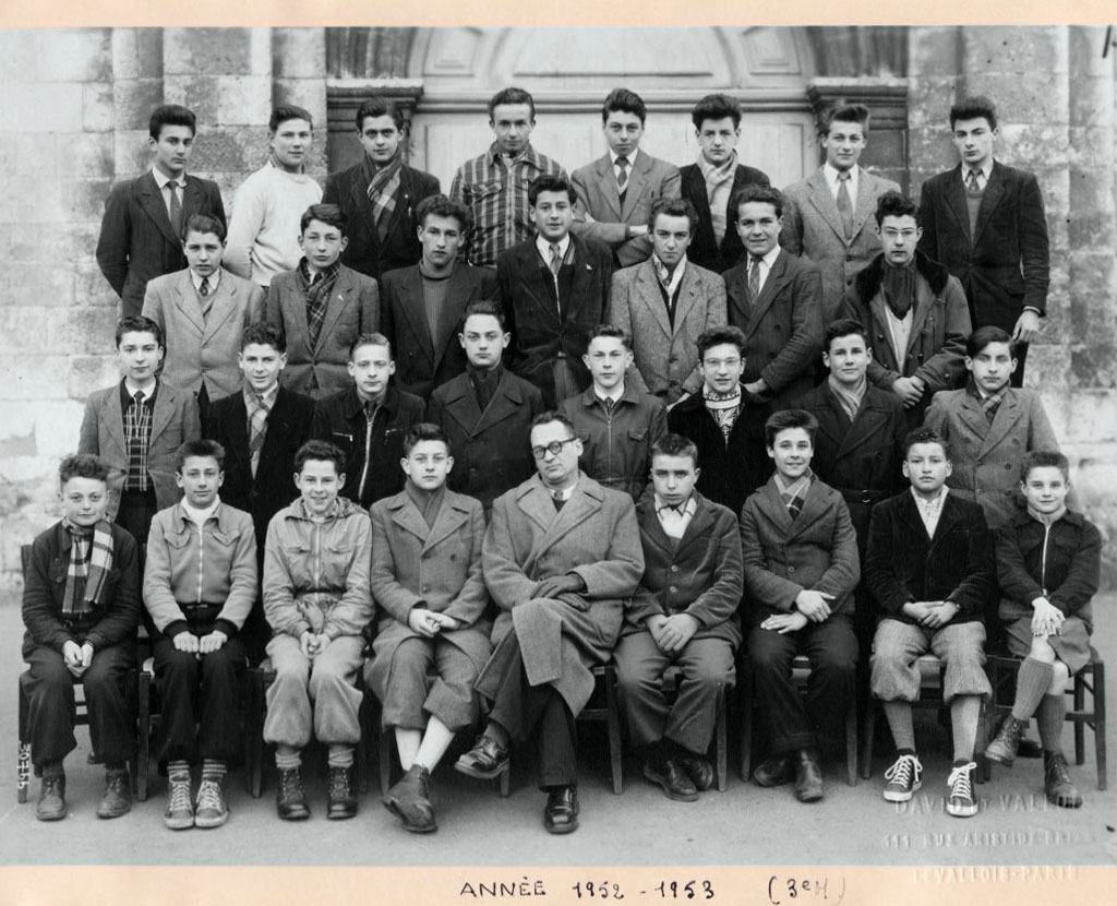 Fromentin - Année 1952-53 : Classe de 3e M [Source : Robert Blanc]