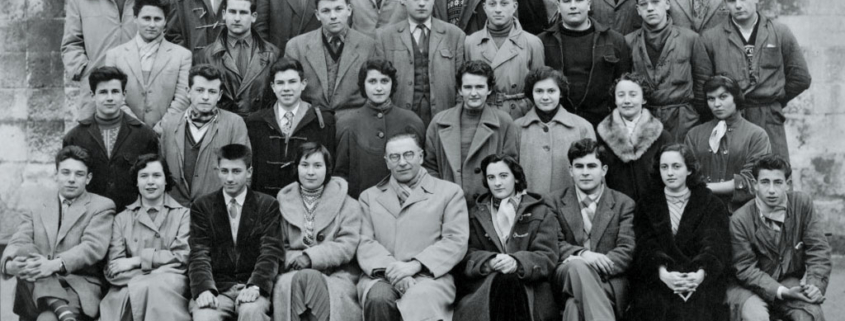 Fromentin - Année 1955-56 : Classe de 1re Maths-Elem [Source : Robert Blanc]
