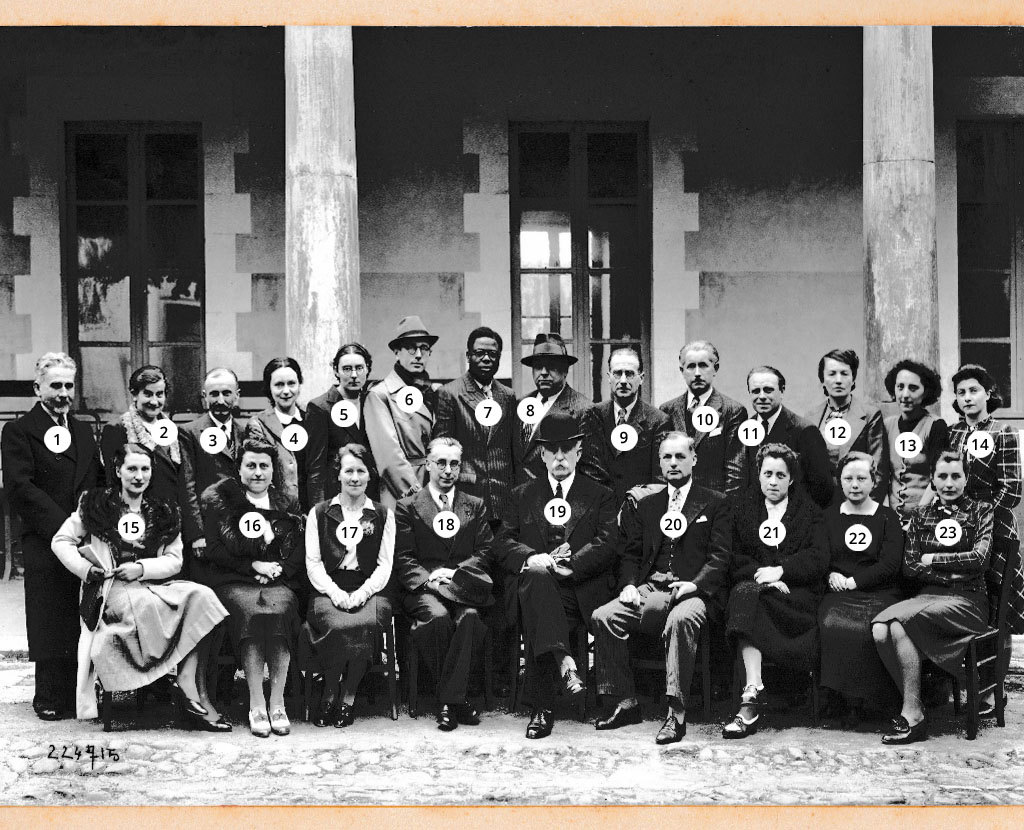Fromentin - Année 1939-40 : Professeurs (avec numéros) [Source : Association des anciens du lycée-collège Fromentin]