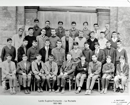 Fromentin - Année 1962-63 : 2de A' C [Archives départementales 17]