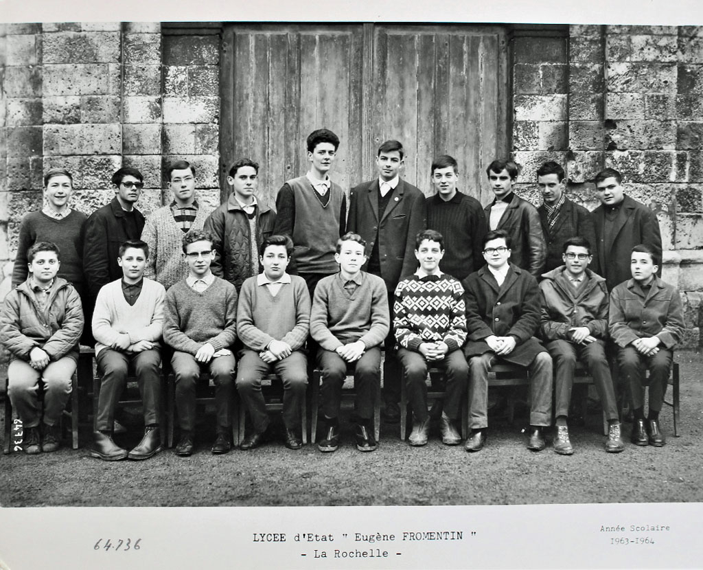Fromentin - Année 1963-64 : 3e pilote [Archives départementales 17]