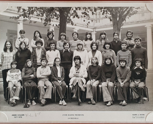 Fromentin - Année 1977-78 : 4e F [Archives départementales 17]