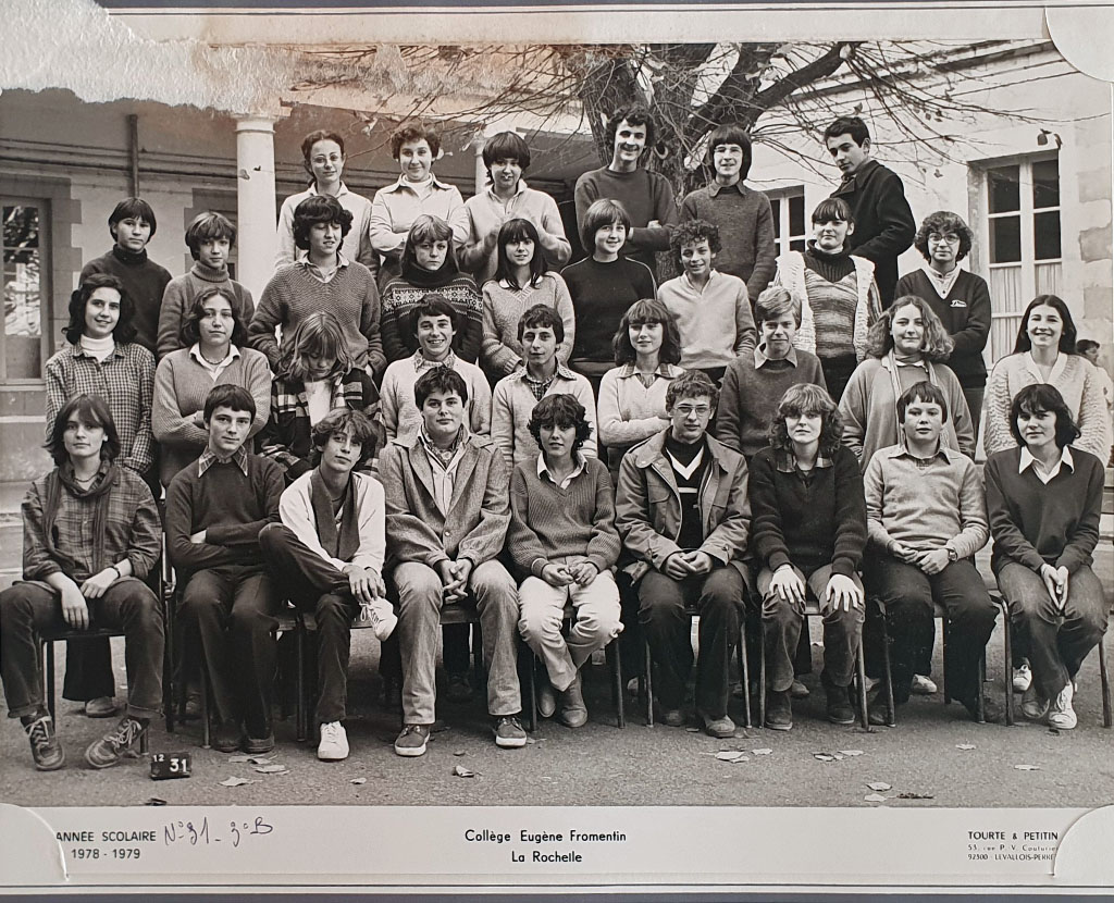 Fromentin - Année 1978-79 : 3e B [Archives départementales 17]