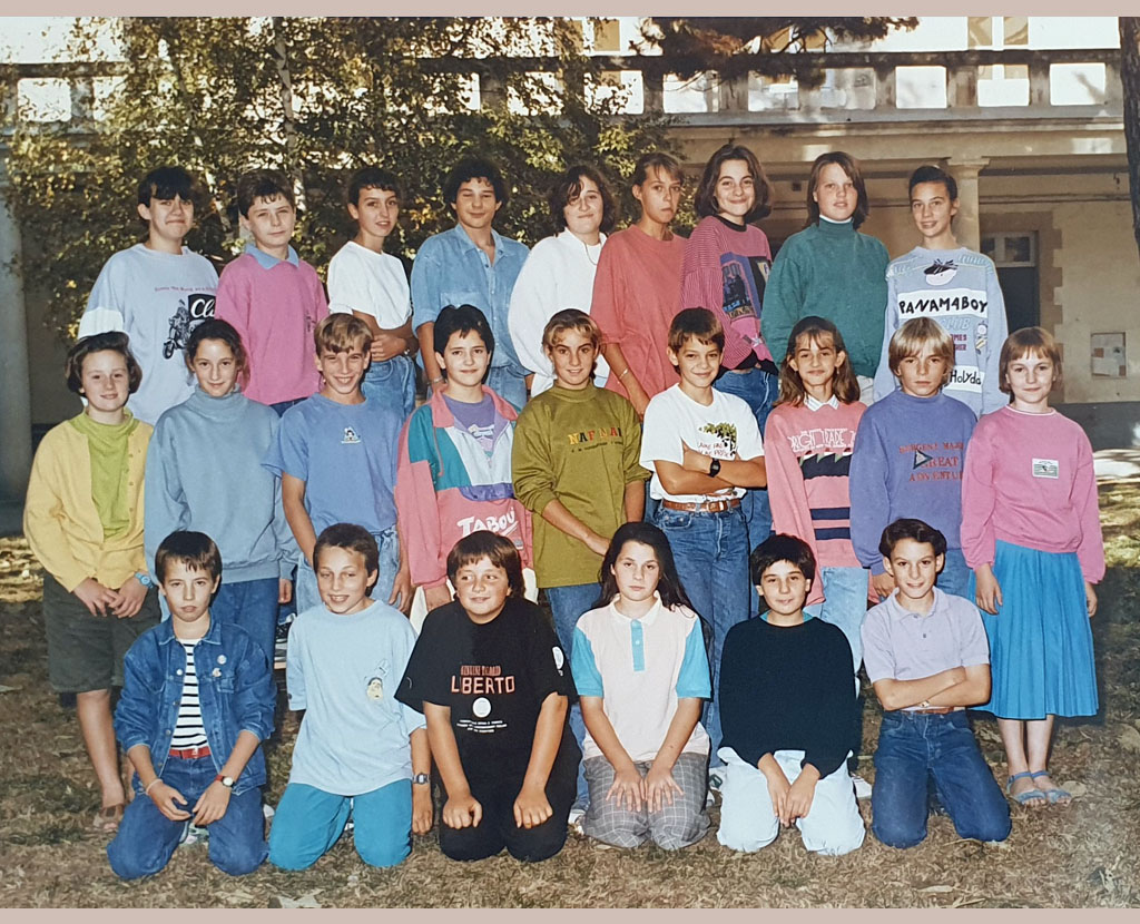 Fromentin - Année 1989-90 : classe inconnue 34 [Archives départementales 17]