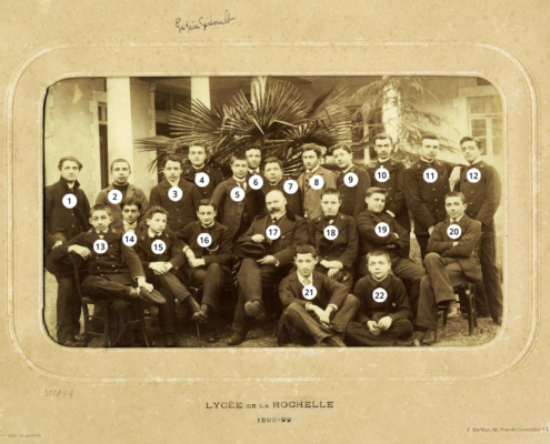 Fromentin - Année 1898-98 : classe inconnue (numéros) [Source: Archives municipales de La Rochelle]